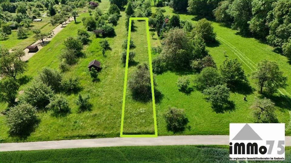 Freizeit in Mühlacker, Kernstadt mit Dürrmenz: Luftbild des Freizeitgrundstücks
