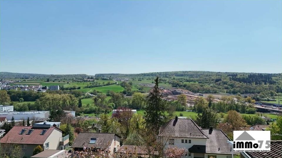 Wohngrundstück in Niefern (Niefern-Öschelbronn): spektakuläre Aussicht